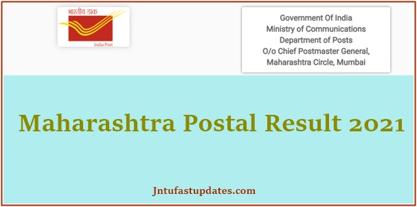 Maharashtra Postal Circle Result 2021