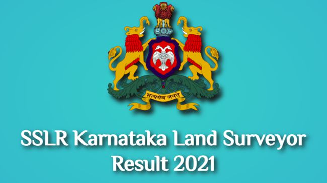 SSLR Karnataka Land Surveyor Result 2021