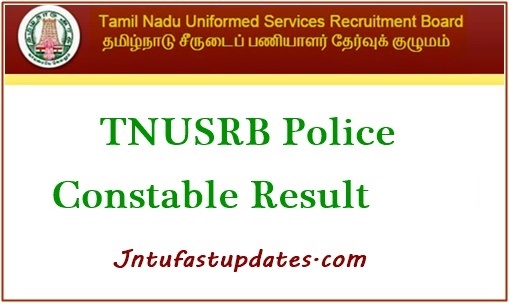 tnusrb pc result