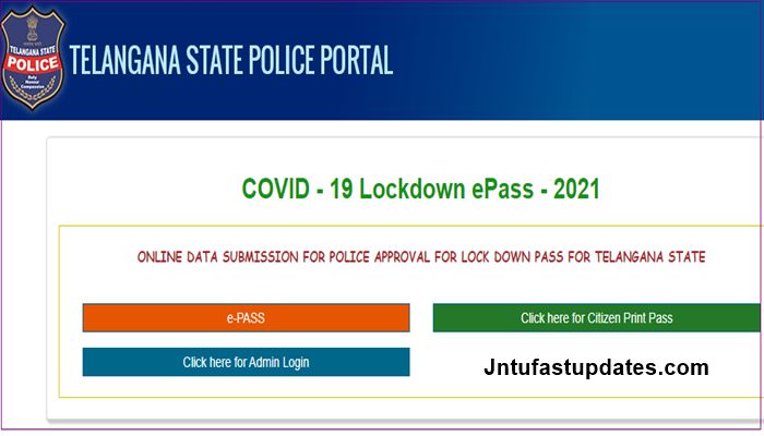 TS Police E Pass Application