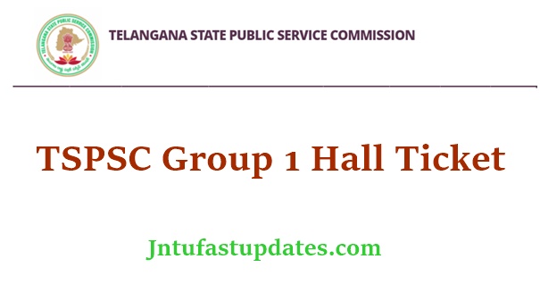 TSPSC Group 1 Hall Ticket 2021