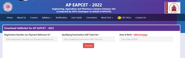 ap eamcet hall ticket