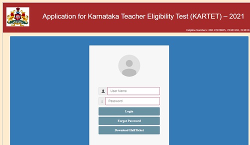 Karnataka TET Hall Ticket 2022 – Download KAR TET Admit Card @ Sts.karnataka.gov.in