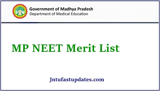 MP NEET Merit List 2022 PDF Out Today, State Ranks, MBBS/BDS Category Wise Cutoff @ dme.mponline.gov.in